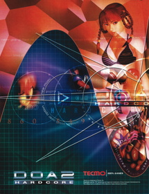 DOA2: Hardcore - Advertisement Flyer - Front (United States) - 1920x2500