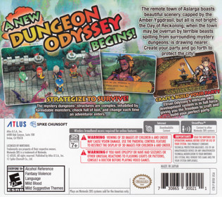 Etrian Mystery Dungeon - Box - Back (North America) - 640x568