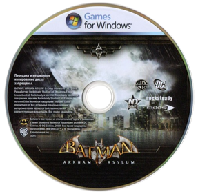 Batman: Arkham Asylum Game of the Year Edition - Disc (Russia) - 505x494