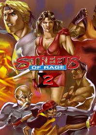 Streets of Rage 2X - Fanart - Box - Front (World) - 1800x2550
