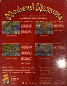 Medieval Warriors - Box - Back (Spain) - 617x787