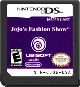 Jojo's Fashion Show: Design in a Dash! - Cart - Front (North America) - 517x564