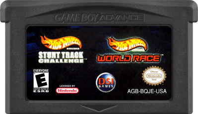 2 Game Pack!: Hot Wheels: Stunt Track Challenge / Hot Wheels: World Race - Cart - Front (North America) - 1000x574