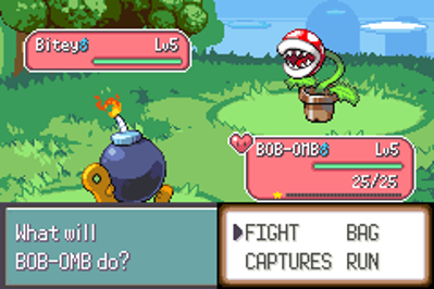Super MarioMon - Screenshot - Gameplay (North America) - 240x160
