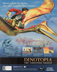Dinotopia: The Timestone Pirates - Advertisement Flyer - Front (United States) - 1747x2200