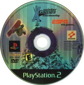 ESPN Winter X Games Snowboarding - Disc (North America) - 727x730