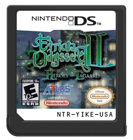 Etrian Odyssey II: Heroes of Lagaard - Cart - Front (North America) - 571x600