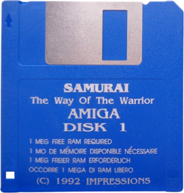 Samurai: The Way of the Warrior - Disc (Europe) - 614x642