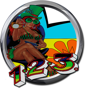 1·2·3 - Fanart - Cart - Front (World) - 884x909