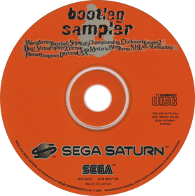 Bootleg Sampler - Disc (Europe) - 1382x1388