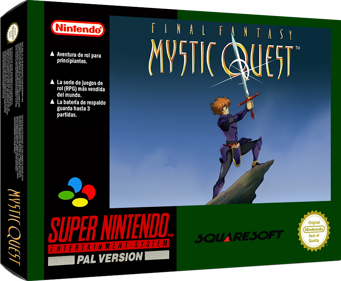 Final Fantasy: Mystic Quest - Box - 3D (Spain) - 897x738