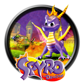 Spyro: Year of the Dragon - Clear Logo (World) - 1133x1133