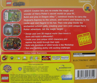 LEGO Creator: Harry Potter - Box - Back (North America) - 700x600
