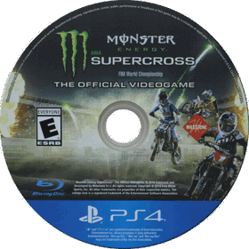 Monster Energy Supercross: The Official Videogame - Disc (North America) - 974x975