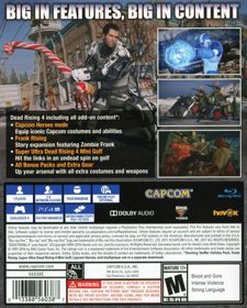 Dead Rising 4: Frank's Big Package - Box - Back (North America) - 643x800