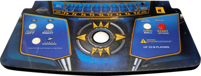 Silver Strike LIVE - Arcade - Control Panel (United States) - 1576x601