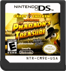 Crazy Chicken Adventure: The Pharaoh's Treasure - Cart - Front (North America) - 517x564