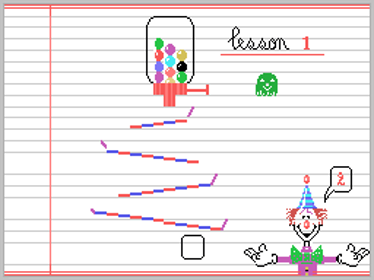 Learning with FuzzyWOMP - Screenshot - Gameplay (World) - 256x192