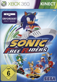 Sonic Free Riders - Box - Front (Germany) - 997x1413