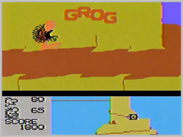 B.C.'s Quest for Tires II: Grog's Revenge - Screenshot - Gameplay (World) - 256x192