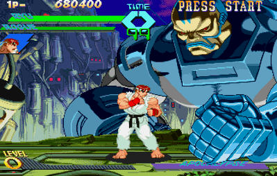 X-Men vs. Street Fighter - Screenshot - Gameplay (Japan) - 352x224