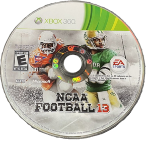 NCAA Football 13 - Disc (United States) - 1113x1069