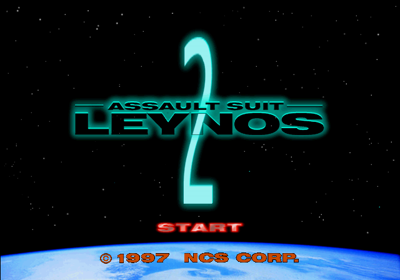 Assault Suit Leynos 2 - Screenshot - Game Title (Japan) - 640x448