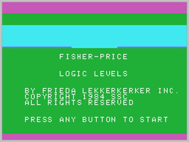 Logic Levels - Screenshot - Game Title (North America) - 256x192