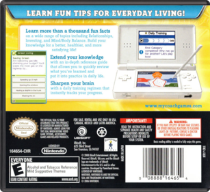 My Fun Facts Coach: Facts for Your Daily Life - Box - Back - Reconstructed (North America) - 774x708