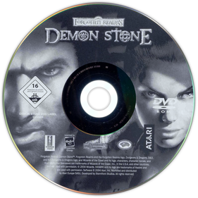 Forgotten Realms: Demon Stone - Disc (Germany) - 700x700