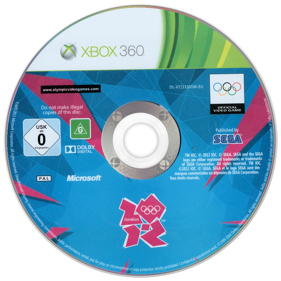 London 2012: The Official Video Game of the Olympic Games - Disc (Germany) - 900x900
