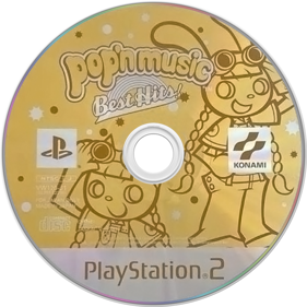 Pop'n Music Best Hits! - Disc (Japan) - 800x800