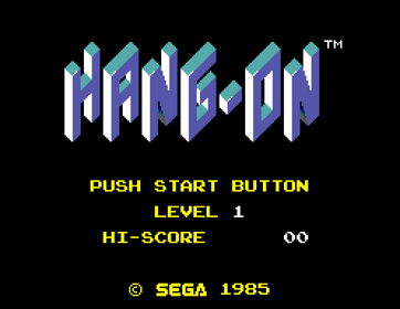 Hang On - Screenshot - Game Title (World) - 496x384