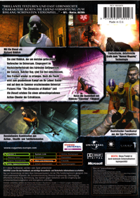 The Chronicles of Riddick: Escape from Butcher Bay - Box - Back (Germany) - 568x800