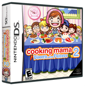 Cooking Mama 2: Dinner with Friends - Box - 3D (North America) - 900x911