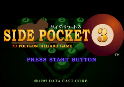 Side Pocket 3 - Screenshot - Game Title (Japan) - 640x448