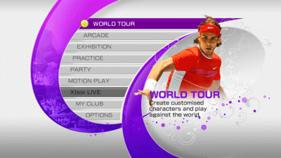 Virtua Tennis 4 - Screenshot - Game Select (World) - 1280x720