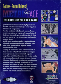 Metal & Lace: The Battle of the Robo Babes - Box - Back (Spain) - 1017x1395