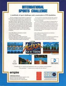 International Sports Challenge - Box - Back (United Kingdom) - 512x664