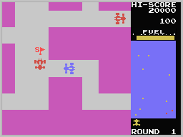 Rally X (Team Pixelboy) - Screenshot - Gameplay (World) - 256x192