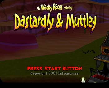 Wacky Races Starring Dastardly & Muttley - Screenshot - Game Title (Europe) - 640x512