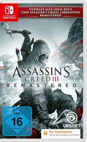 Assassin's Creed III: Remastered - Box - Front - Reconstructed (Germany) - 923x1499