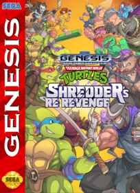 Teenage Mutant Ninja Turtles: Shredder's Re-Revenge - Fanart - Box - Front (World) - 2634x3627