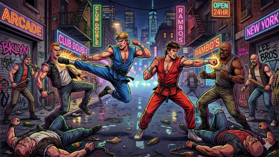 Ultimate Double Dragon - Fanart - Background (World) - 1920x1080