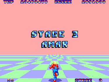 Space Harrier - Screenshot - Gameplay (World) - 512x384