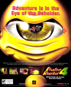 Monster Rancher 4 - Advertisement Flyer - Front (United States) - 1764x2175