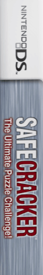 Safecracker: The Ultimate Puzzle Challenge! - Box - Spine (North America) - 129x825