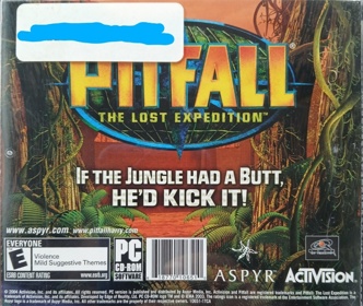 Pitfall: The Lost Expedition - Box - Back (North America) - 1157x977
