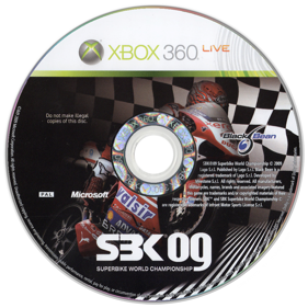 SBK-09 Superbike World Championship - Disc (Europe) - 900x900