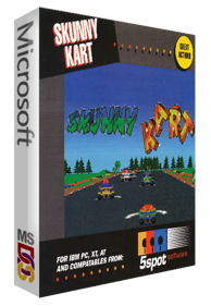 Skunny Kart - Box - 3D (North America) - 387x560